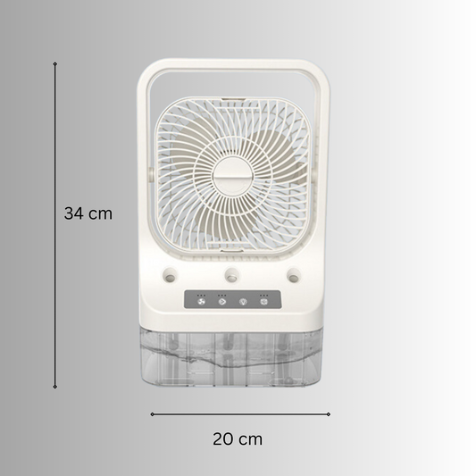 Cooling Fan: USB Rechargeable, Adjustable Head, and Low Noise Air Cooler"